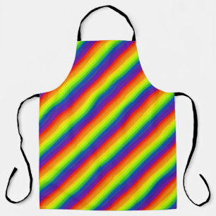 Strikte kleurrijke Gay LGBT Rainbow-vlaggenontwerp Schort