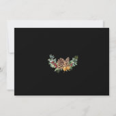 Strikte zwarte kerstfoto (Achterkant)