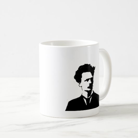 Strindberg i Silhouette Koffiemok (Voorkant rechts)