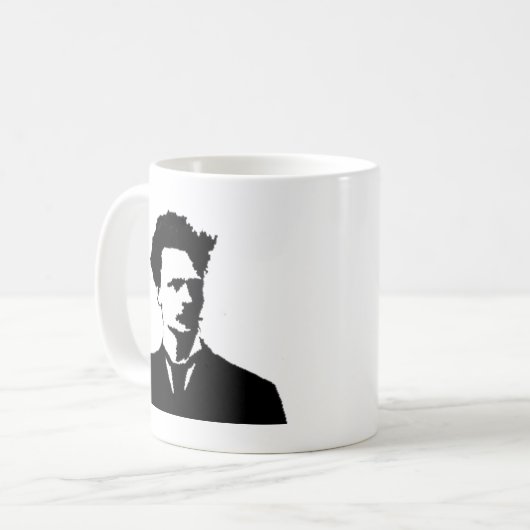 Strindberg i Silhouette Koffiemok (Voorkant links)