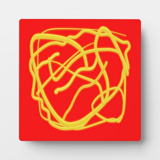 String and Rope Hope Art Design Graphics red Fotoplaat (Voorkant)