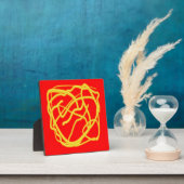 String and Rope Hope Art Design Graphics red Fotoplaat (Insitu)