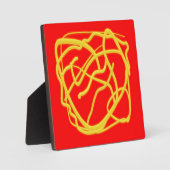String and Rope Hope Art Design Graphics red Fotoplaat (Voorkant)