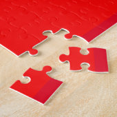 String and Rope Hope Art Design Graphics red Legpuzzel (Zijkant)