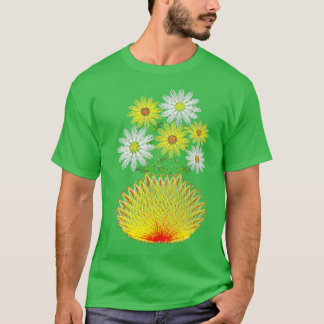 String Art Flowers T-shirt