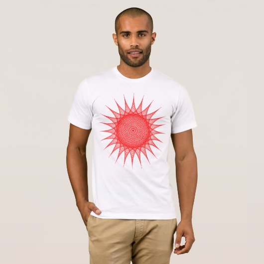 String Art Heren T-Shirt (Voorkant volledig)