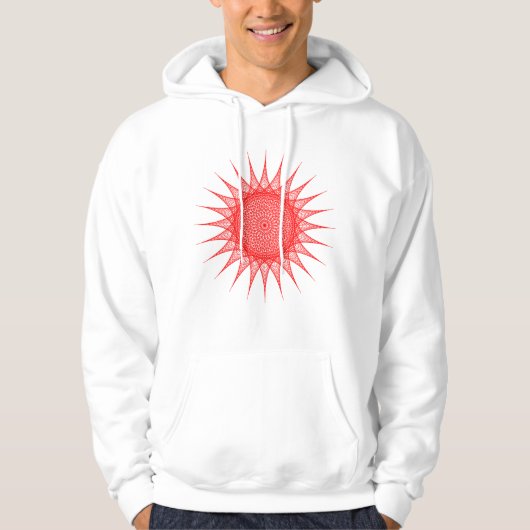 String Art Mannen Hoodie (Voorkant)