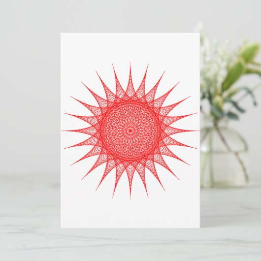 String Art-uitnodigingen Kaart (Staand voorkant)