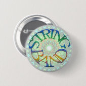 String Band Pin Ronde Button 5,7 Cm (Voorkant /achterkant)