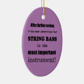 String Bass Belangrijkste instrumentkeramisch orna Keramisch Ornament (Rechts)