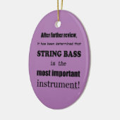String Bass Belangrijkste instrumentkeramisch orna Keramisch Ornament (Links)