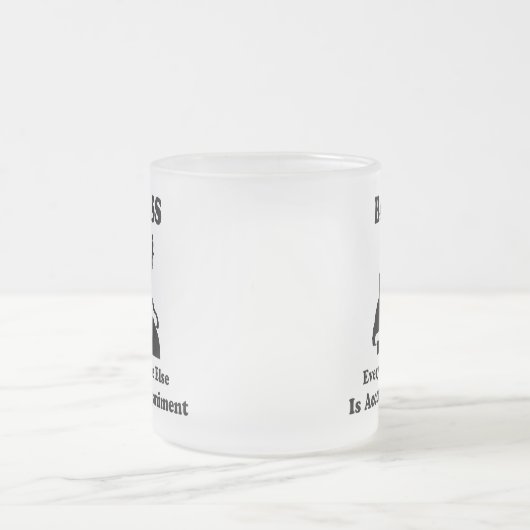 String Bass-cadeau Matglas Koffiemok (Center)