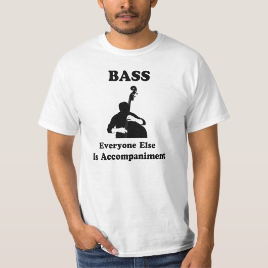String Bass-cadeau T-shirt (Voorkant)