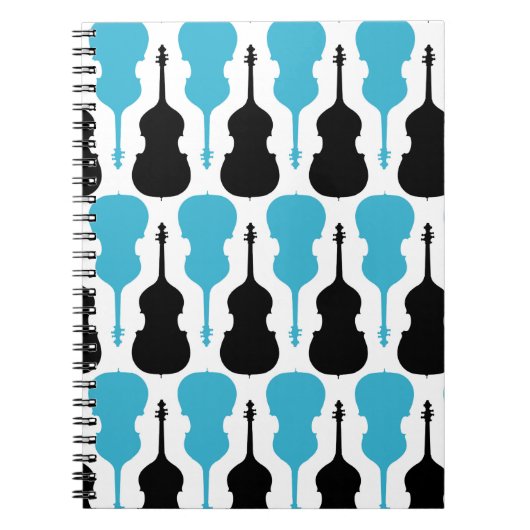 String Bass Patroon Notitieboek (Voorkant)