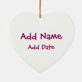 String Bass Player Girl - Light/Blonde Keramisch Ornament (Achterkant)