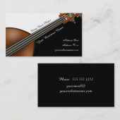 String Bass Player Visitekaartje (Voorkant / Achterkant)