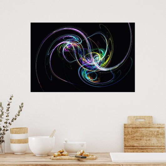 String Galaxy Poster (Keuken)