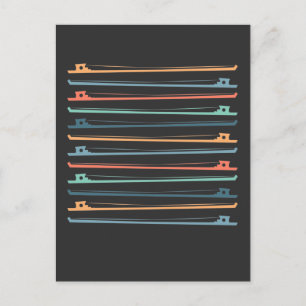 String Instrument Bows Violin Fiddle Cello Player Briefkaart