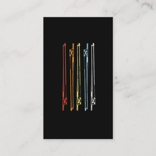 String Instrument Player Gift voor muzikant Visitekaartje (Voorkant)