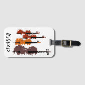 String Instrument Squad Music-id Bagagelabel (Voorkant (horizontaal))