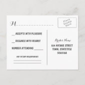 string lampjes boom RSVP briefkaarten (Achterkant)