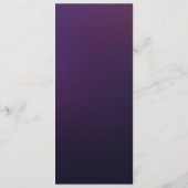 String Licht Avond Bruiloft Diner Menu (Achterkant)