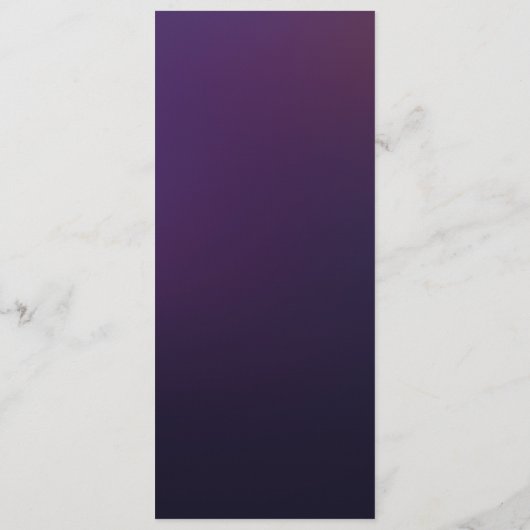 String Licht Avond Bruiloft Diner Menu (Achterkant)