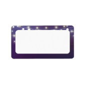 String Licht avond leeg adres Etiket (Voorkant)