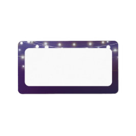 String Licht avond leeg adres Etiket