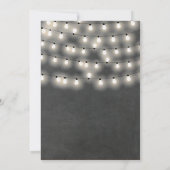 String licht verjaardagsuitnodiging kaart (Achterkant)