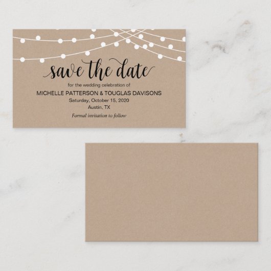 String lichten, Boerderij Kraft thema, Bewaar de d Informatiekaartje (Voorkant / Achterkant)