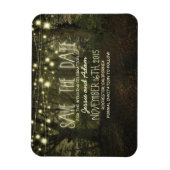 String lichten bomen pad rustiek opslaan van de da magneet (Verticaal)