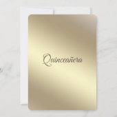 String lichten goud rood glitter jurk kaart (Achterkant)