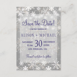 String lichten kristal sneeuwvlokken opslaan datum save the date