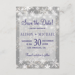 String lichten kristal sneeuwvlokken opslaan datum save the date