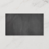 String lichten, schoolbord, wit, bruiloft Details Informatiekaartje (Achterkant)