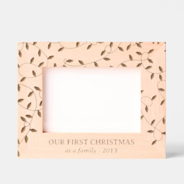 String Lights 1st Christmas als een familie Gegraveerde Lijstjes