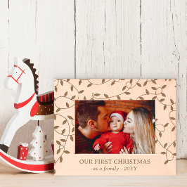 String Lights 1st Christmas als een familie Gegraveerde Lijstjes