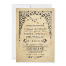  String Lights Arch bruiloft uitnodigingen