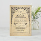 String Lights Arch Oude Repetitie Diner Kaart (Staand voorkant)