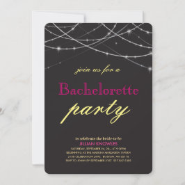String Lights Bachelorette Kaart