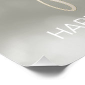 String Lights & Balloons Sweet 16 Champagne ID473 Poster (Hoek)