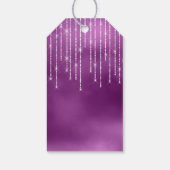 String Lights & Balloons Sweet 16 Orchid ID473 Cadeaulabel (Achterkant)