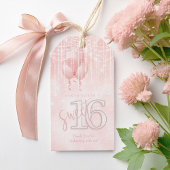 String Lights & Balloons Sweet 16 Roos Gold ID473 Cadeaulabel