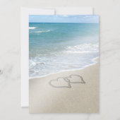 String Lights Beach Vrijgezellenfeest Arch Foto Kaart (Achterkant)