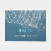 String Lights Bedankt voor het verwijderen van je  Deurmat (Voorkant)