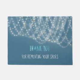 String Lights Bedankt voor het verwijderen van je  Deurmat