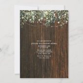 String Lights Botanische Rustige Houten Generische Kaart (Voorkant)