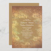 String Lights & Branches Rustieke Huwelijksuitnodi Kaart (Voorkant / Achterkant)