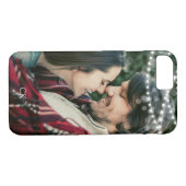 String Lights Custom Photo & Monogram Case-Mate iPhone Case (Achterkant (Horizontaal))